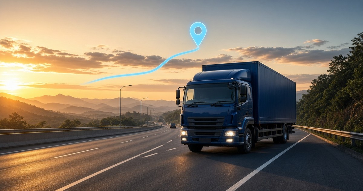 GPS tracker untuk armada logistik memantau truk secara live